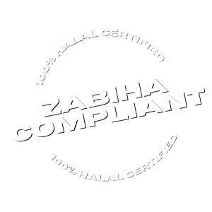 100% Halal Certified Zabiha Compliant Stamp